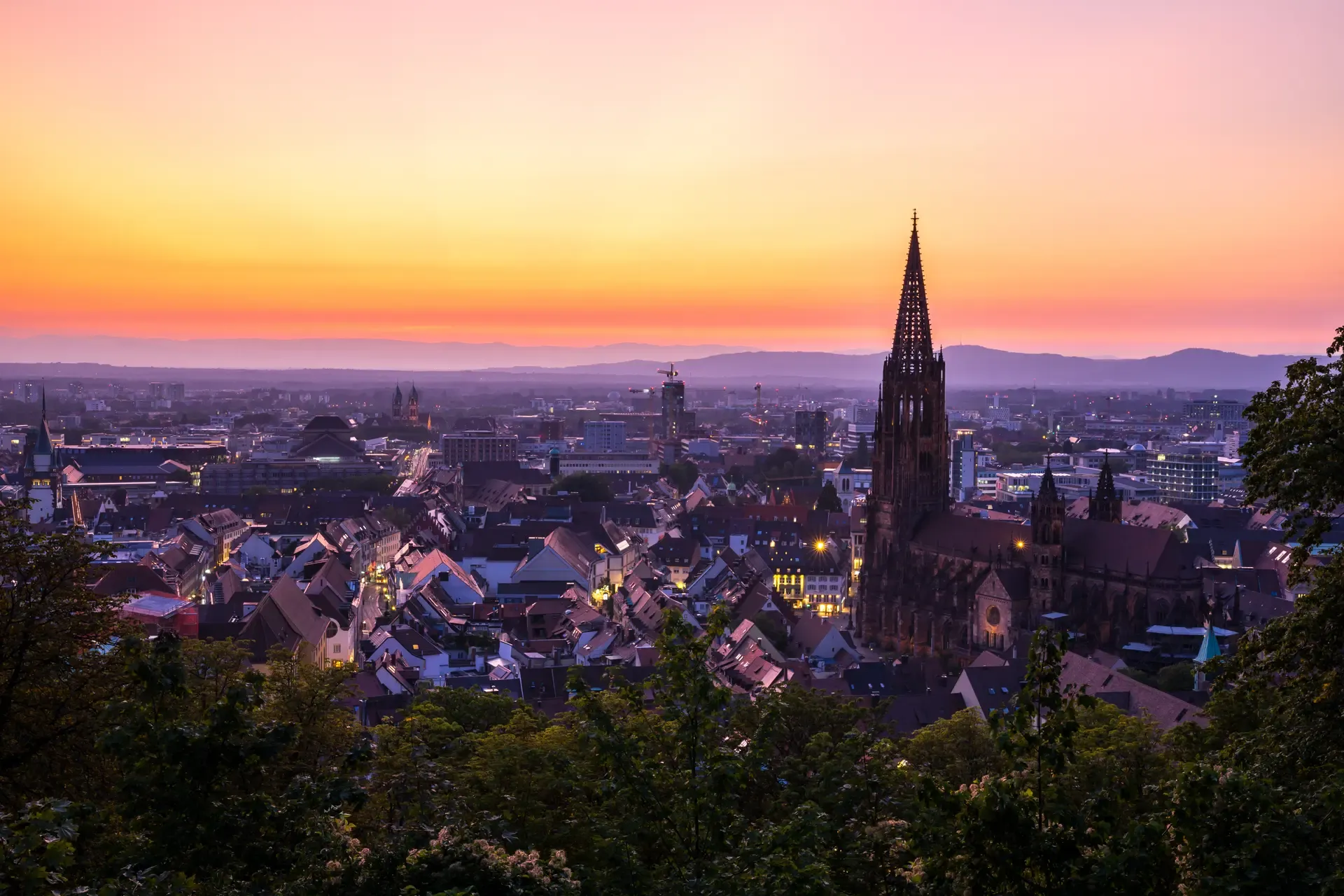 Stadtansicht Freiburg