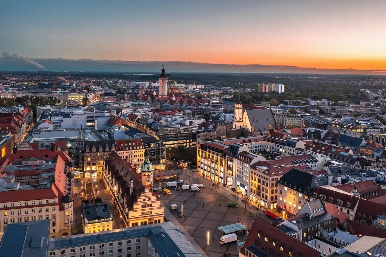 Stadtansicht Leipzig